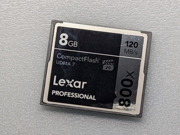Lexar CompactFlash PROFESSINAL 8GB UDMA 7CFカード ケース付き レキサー・メディア コンパクトフラッシュ メモリーカード 動作確認済み