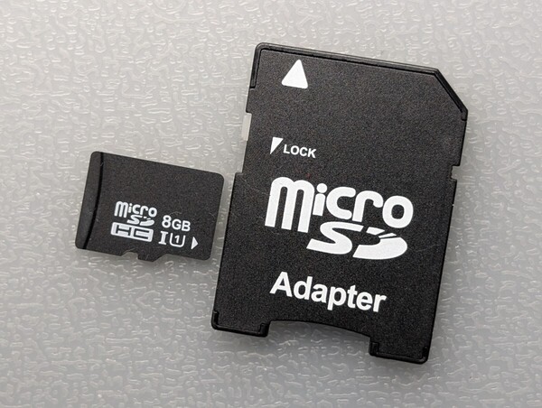 micro SDHCカード 8GB UHS-I U1 / SDカード 変換アダプタ ケース付き micro SDカード メモリーカード 動作確認済み