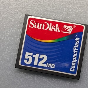 SanDisk CompactFlash 512MB CFカード ケース付き サンディスク コンパクトフラッシュ メモリーカード 動作確認済み