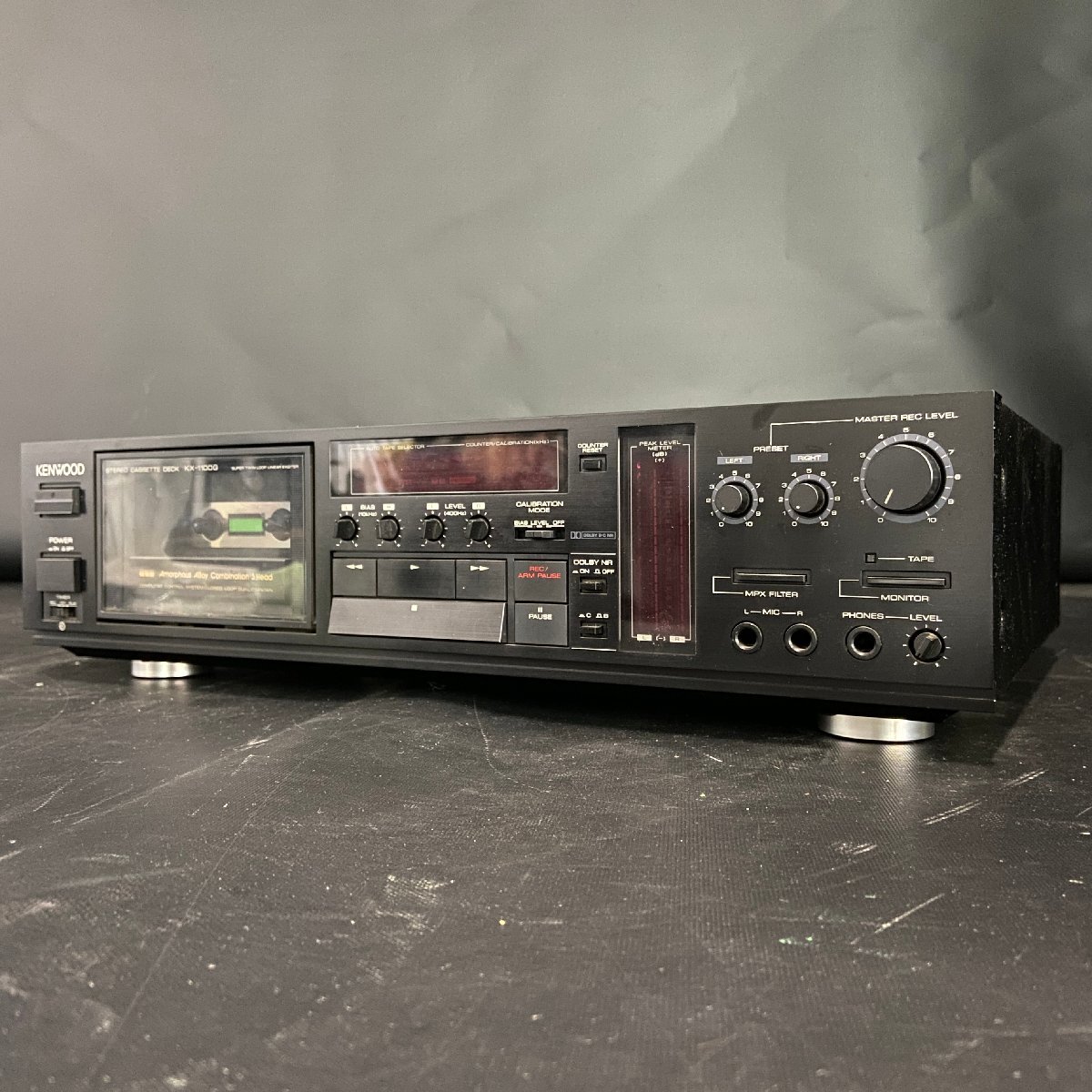 KENWOOD製ステレオカセットデッキ KX-1100G Yahoo!オークション -「kenwood kx-1100g」の落札相場・落札価格