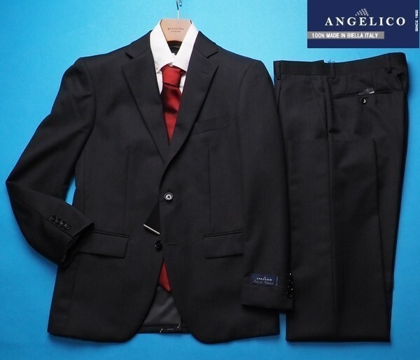 AB6未使用品！ イタリアANGELICOスーツ 上下 イタリアブランド・ANGELICO！-神戸三宮店スーツコレクション