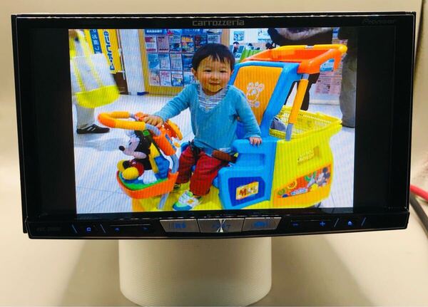 カロッツェリア AVIC-ZH0007 サイバーナビ HDDナビゲーション フルセグ Bluetooth/DVD/CD 地図データ 2015年~ シリアルNo. MFMH019430JP