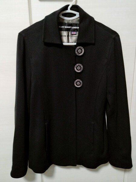 マリークワント MARY QUANT LONDON★ ブラック ジャケット 長袖 無地