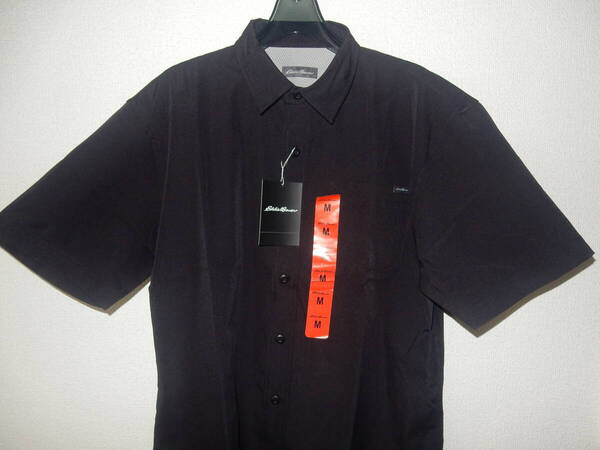 新品 М Eddie Bauer エディー・バウアー/半袖シャツ(tech shirts)57676/カラー:ブラック