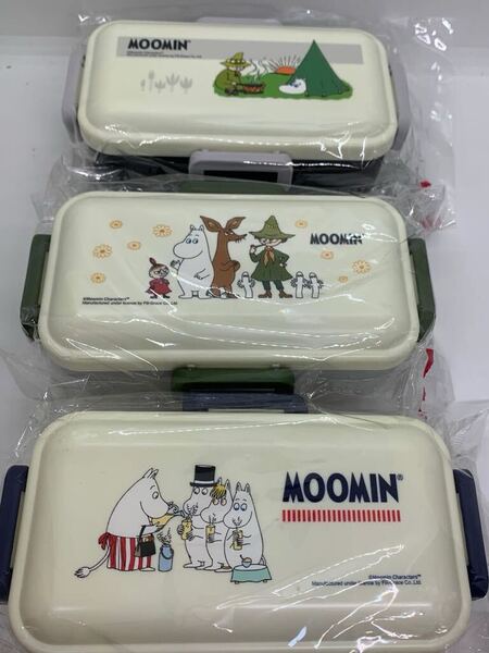 送料無料 新品 ムーミン ランチボックス お弁当箱 3個
