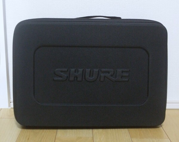 美品。SHURE純正 BETA58A ワイヤレスマイク用セミハードケース。シュア。SM58やPG58も キャリングケース ワイアレスマイク BETA58