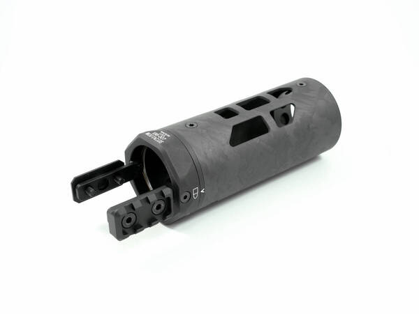 Modtacタイプ M-RAC Suppressor Shield 5.5" 実物カーボンファイバー使用 M-LOK仕様
