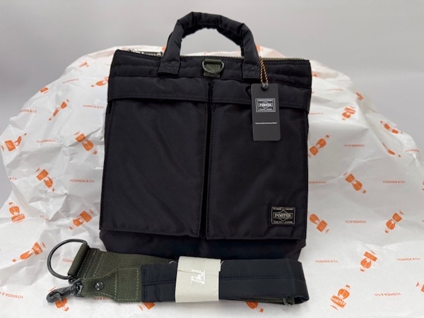 PORTER PX TANKER HELMET BAG S/ポーター 吉田カバン PXタンカー ブラック【新品タグ付き】