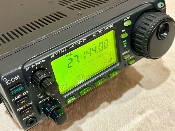 ☆ ICOM アイコム HF〜50/144/430MHz帯オールモードトランシーバー IC-706MKIIG 100W 名機 美品 ☆