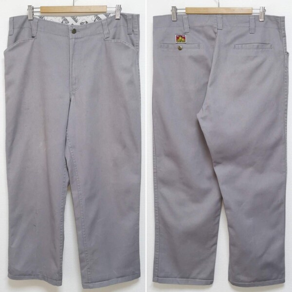 即決 00s W38 L31 ベンデイビス BEN DAVIS フリスコ ワークパンツ Work Pants ライトグレー USA