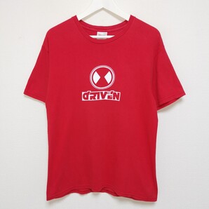 即決 M 00s The Driven Skateboards ドリブン Tシャツ Hanes JASON JESSEE 赤 USA