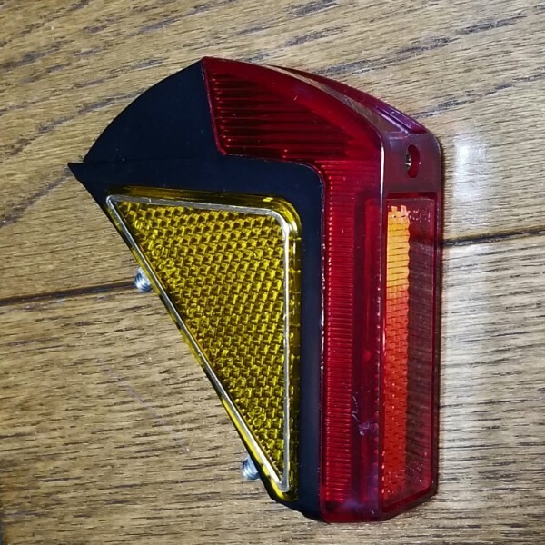 未使用 長期保管 昭和レトロ テール リフレクター 実用車 運搬車 軽快車 デコチャリ ツアー車 ロッドブレーキ