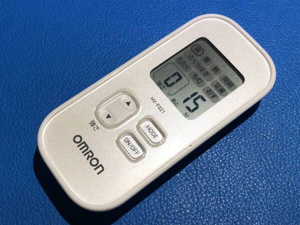送料無料 中古 展示品 omron オムロン 低周波治療器 マッサージ 本体のみ HV-F021 除菌 清掃済 安心の保証有 (管理No 21-12)