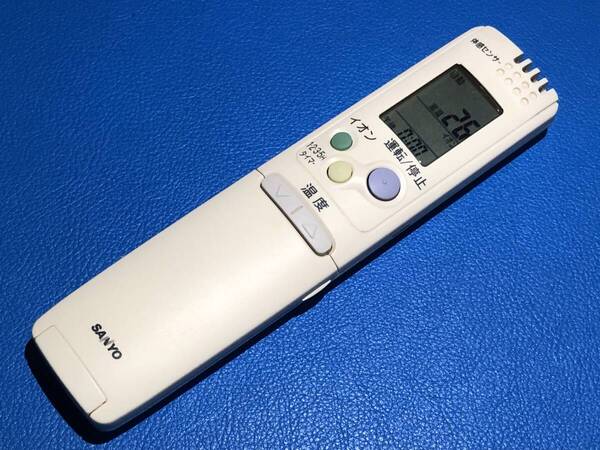 安心の保証有 スピード発送 SANYO サンヨー エアコン リモコン RCS-SP2 除菌 清掃済 送料無料 (管理No 21-41)