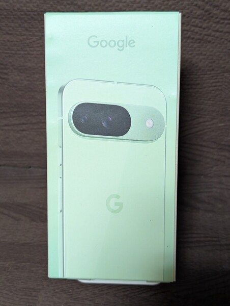 極上美品 グーグルストア国内版 SIMフリー Pixel 9 128GB ウインターグリーン winter green 外装新品級