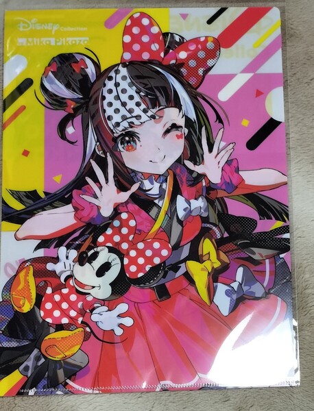 未開封 クリアファイル Disney Collection by Mika Pikazo SHIBUYA TSUTAYA 渋谷TSUTAYA ツタヤ ディズニー ミニー