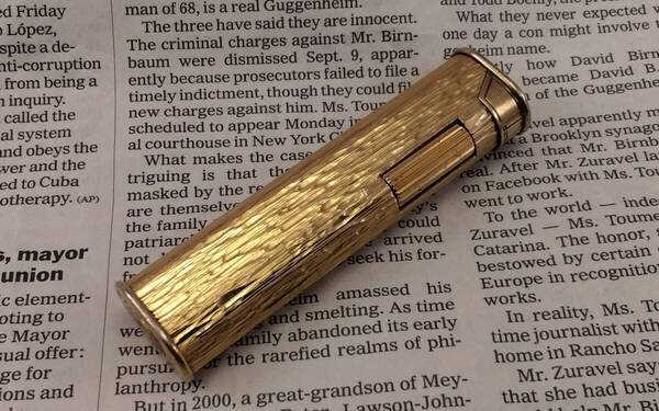 ダンヒルドレス XDL 4254 ・金アイスフロー・完動品・1年保証(27)