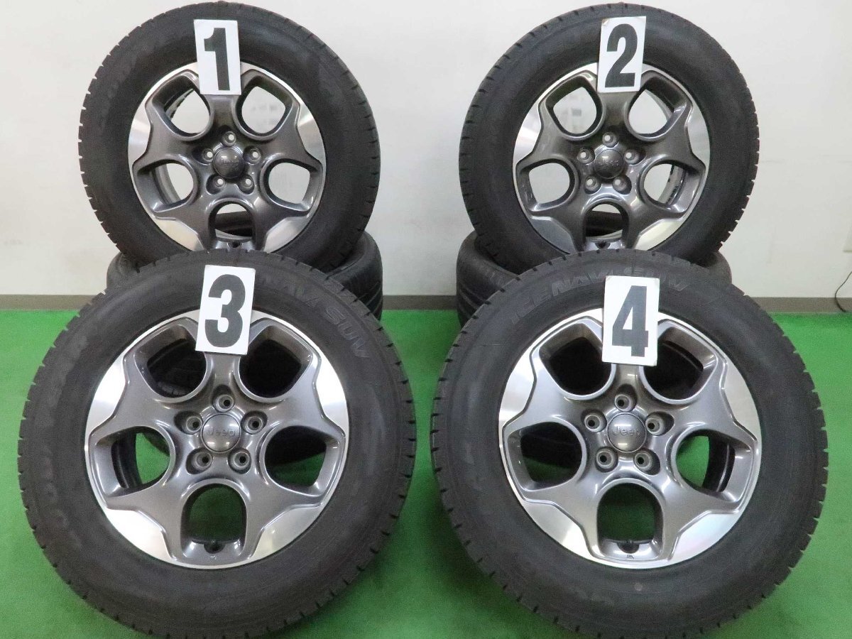 程度良好品】ジープ レネゲード トレイルホーク 純正 17in 6.5J