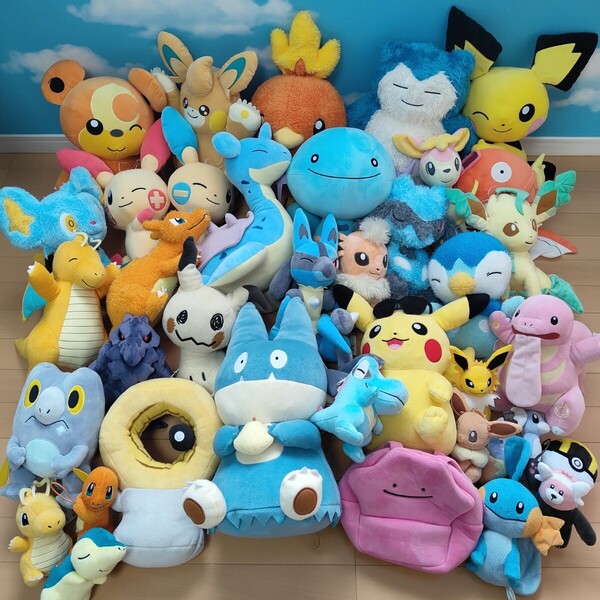 送料無料 ポケモン ぬいぐるみ 大量 まとめ売りセット ポケモンセンター 三英貿易 レア 廃盤 厳選 非売品 入手困難 ④