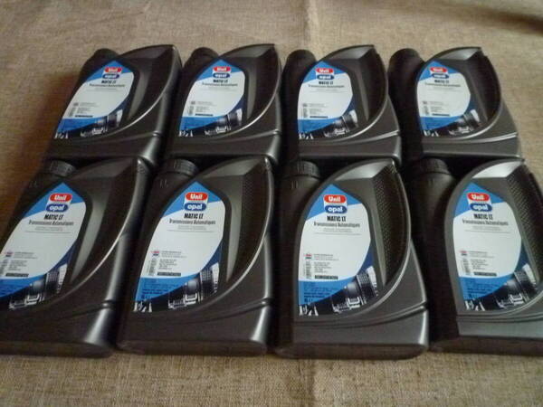 Unil opal ユニルオパール MATIC LT ミッションオイル ATF 1L ×8本 8リットル 8 保管品 オートマオイル フランス イタリア