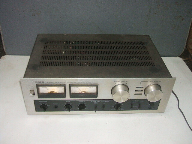 稼働美品 TRIO KA-4700プリメインアンプ Yahoo!オークション -「trio ka-4700」の落札相場・落札価格