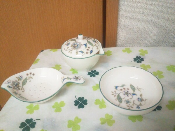 ノリタケ Noritake カリフパレス クリーマー シュガー ポット ティーストレーナー 洋食器 ナルミ ウェッジウッド