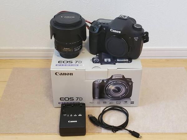 Canon キャノン EOS7D EF-S15-85 IS USMレンズキット 使用頻度少なく美品