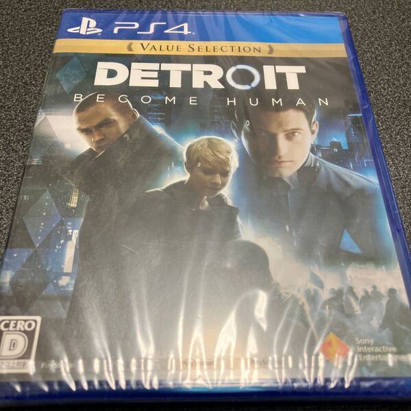 【新品 未開封】デトロイト ビカムヒューマン PS4 ソフト Detroit Become Human Value Selection 5 対応 パッケージ バリューセレクション