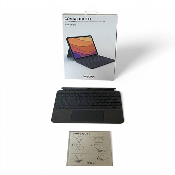 ▲ ロジクール logicool iPad Air Combo Touch iK1095GRA 10.9インチ 第5世代 第4世代 210-1587