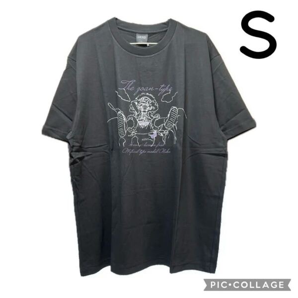 GU ONE PIECE グラフィックT ニカ 半袖 グレー S ワンピース Tシャツ ティーシャツジーユー トップス コラボ ルフィ 新品 ニカルフィ ギア5
