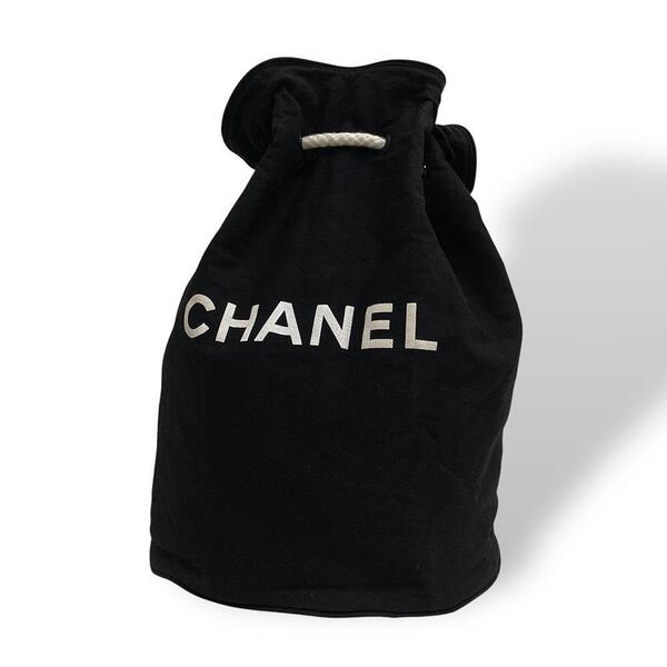 美品 CHANEL シャネル 巾着 ワンショルダーバッグ プールバッグ リュック