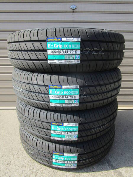 全国送料込み☆グッドイヤーEG02☆2025年製☆165/65R14☆タンクルーミーソリオトールパッソブーンアトレーワゴン☆fo
