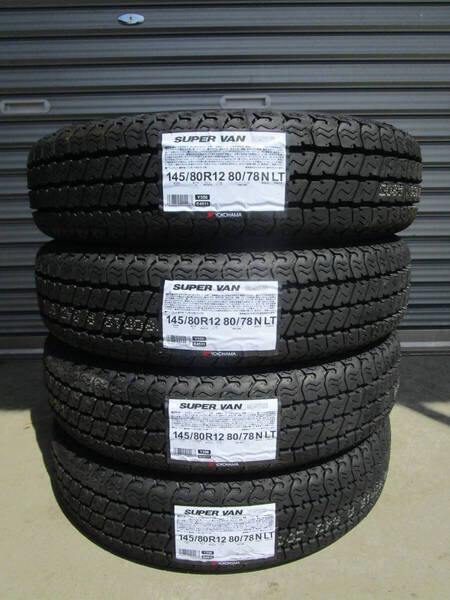 全国送料無料☆ヨコハマスーパーバンY356☆145/80R12LT☆軽トラ軽バンハイゼットキャリイエブリイサンバーNバンアトレークリッパー☆fo