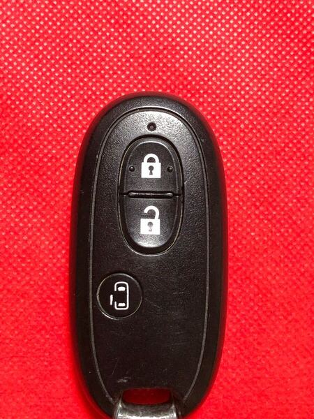 送料無料 スズキ 純正 スマートキー 3ボタン 007YUUL0212 パレット ルークス ソリオ エブリイワゴン 動作確認済み (544)
