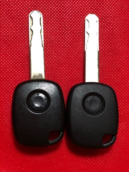 ホンダ (V) HONDA 純正 キーレス 鍵 小 1ボタン 緑基盤 黒ボタン 動作未確認 ボタン良好 バモス ライフ フィット アクティ モビリオ (594)