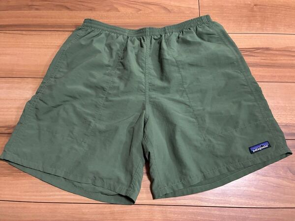 patagonia パタゴニア p6 バギーズショーツ ショートパンツ 2017年製 BUFG バッファローグリーン 5インチ Mサイズ