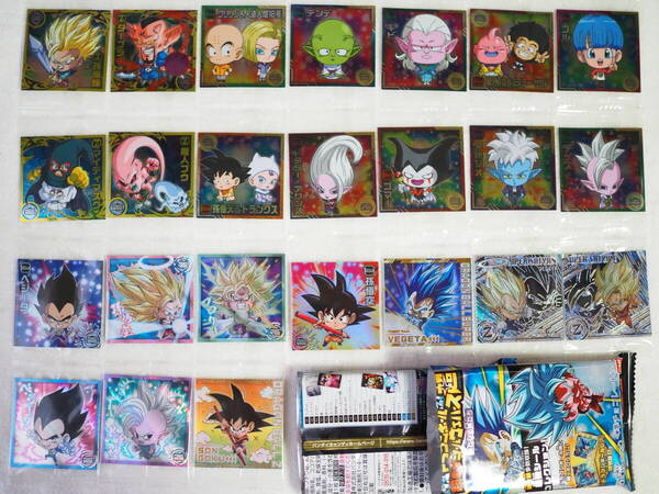 ドラゴンボール 超戦士シールウエハース超 新たなる旅立ち 24種セット シークレット