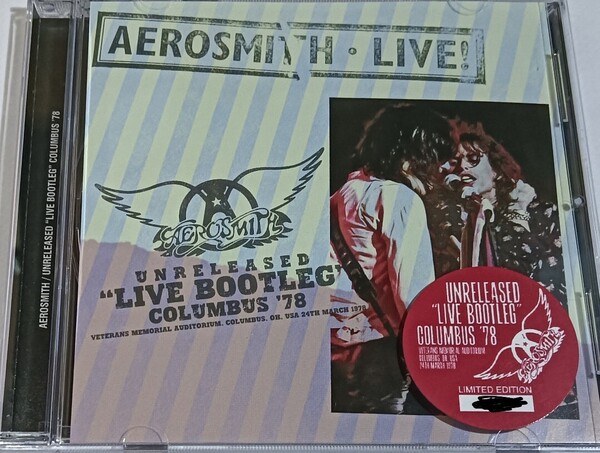 エアロスミス 1978年 Stereo SBD Live At Bootleg Columbus Unreleased Aerosmith