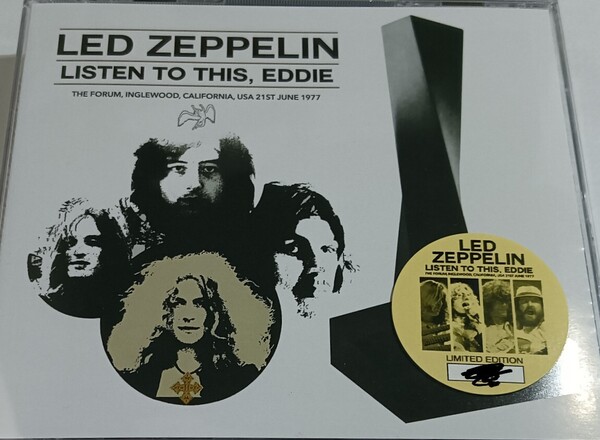 レッド・ツェッペリン 1977年 Listen To This Eddie Live At The Forum ,Inglewood,USA Led Zeppelin