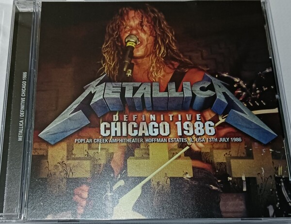 メタリカ 1986年 特典付 Live At Chicago,USA Definitive Metallica
