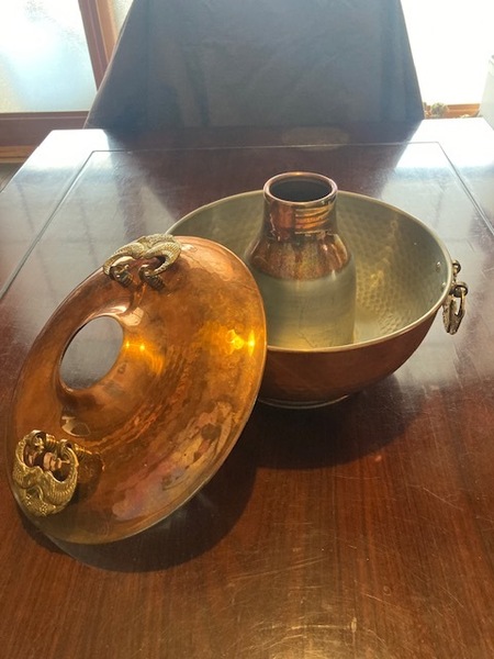 copper100HOME WERE しゃぶしゃぶ鍋 綺麗な中古現状品