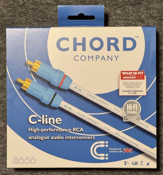 コード・カンパニー RCAケーブル(0.5m・ペア)シーライン THE CHORD COMPANY C-line
