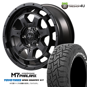 4本セット NITROPOWER M7PHALANX 16x7.0J 5/114.3+40 BB TOYO OPENCOUNTRY R/T 215/65R16 ホワイトレター カローラクロス C-HR デリカD5