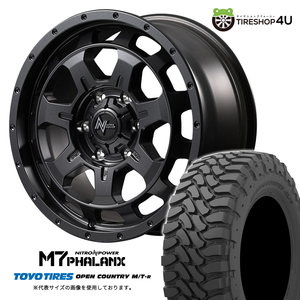 4本セット NITROPOWER M7PHALANX 17x7.5J 6/139.7+45 BB TOYO OPENCOUNTRY M/T-R MTR 285/70R17 116/113P ランクル250系 LC250 カスタム
