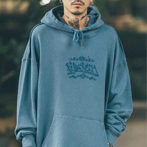 Subciety PIGMENT PARKA サブサエティ ピグメント パーカー L ネイビー スウェット