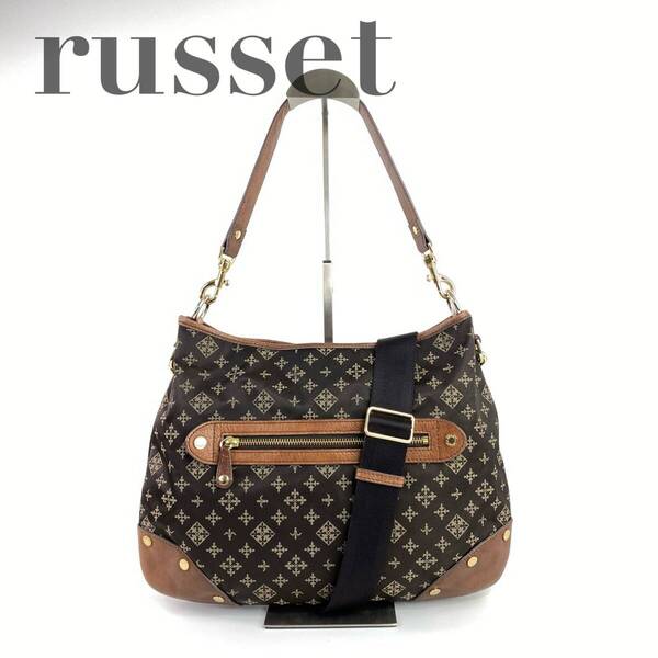 russet ラシット ショルダーバッグ ハンドバッグ 2WAY ブラウン