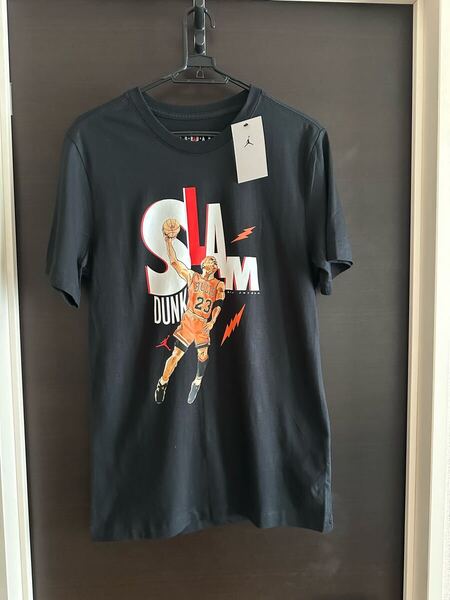 【海外限定】新品タグ付き NIKE JORDAN ナイキ ジョーダン Tシャツ Sサイズ グローバルサイズ完売品 UK購入 ブラック系 メンズ 正規品