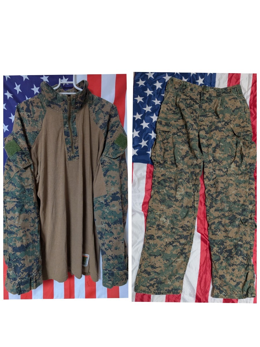 USMC ウッドランド FROG 上下セット 美品 Yahoo!オークション -「frog marpat」(ミリタリー) の落札相場