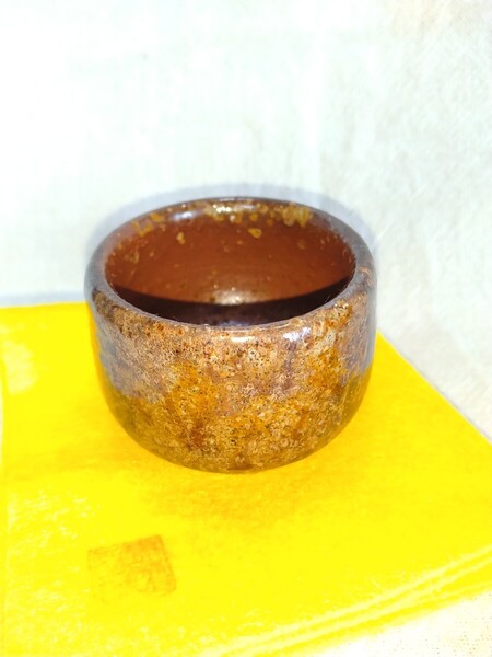 備前焼33 ぐい呑(高さ4cm 口径5cm 高台径4cm) 送料は無料