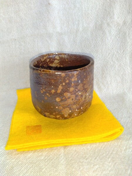 備前焼35 ぐい呑(高さ5cm 口径6cm 高台径4cm) 送料は無料